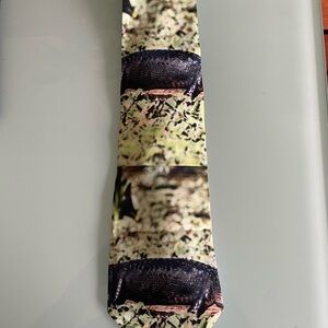 Stylish Alligator Print Tie